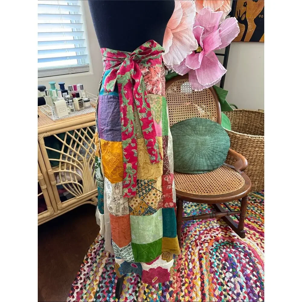 Vintage patchwork floral